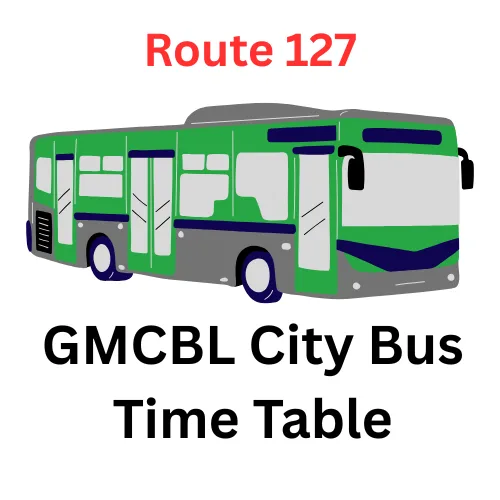 127 GMCBL Bus Time Table , GMCBL Bus Route 127 , 127 Bus Gurugram City Bus