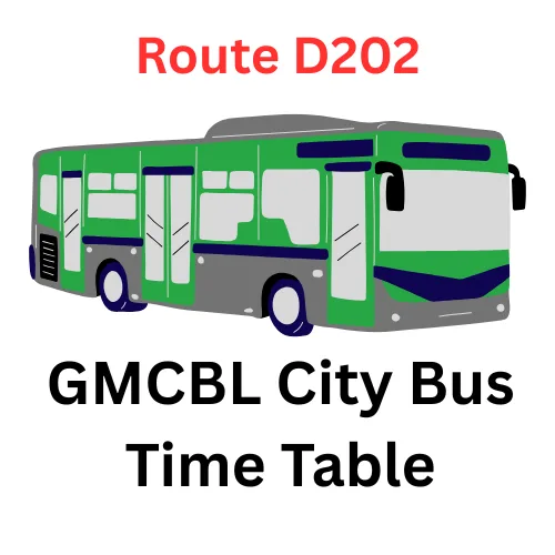 D202 GMCBL Bus Time Table , GMCBL Bus Route D202 , D202 Bus Gurugram City Bus