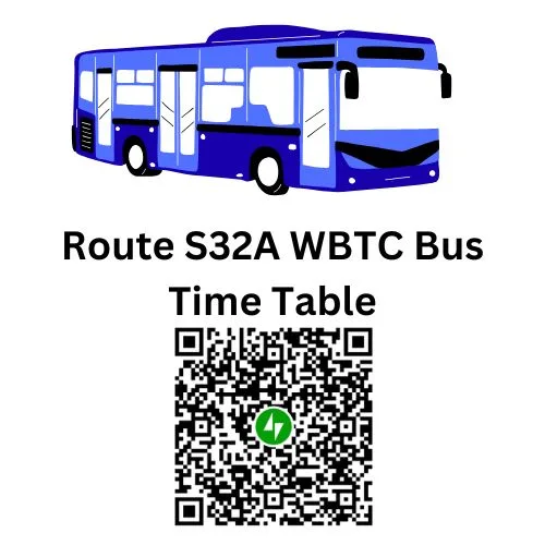Route S-32A Dunlop to Howrah Station City Bus Time Table | Route S-32A Howrah Station to Dunlop City Bus Time Table | Dunlop to Howrah Station WBTC City Bus Time Table | Howrah Station to Dunlop WBTC City Bus Time Table | Dunlop to Howrah Station Kolkata City Bus Time Table | Howrah Station to Dunlop Kolkata City Bus Time Table | Dunlop to Howrah Station Bus Time Table PDF Download | Howrah Station to Dunlop Bus Time Table PDF Download | Dunlop to Howrah Station WBTC S-32A City Bus Time Table Full | Howrah Station to Dunlop WBTC S-32A City Bus Time Table Full PDF Download. The official WBTC route runs via Dakshineswar – Vivekananda Bridge – Bally Bazar/Municipality – Belur Math – Liluah – Salkia Chowrasta – Howrah Maidan – Howrah Station.